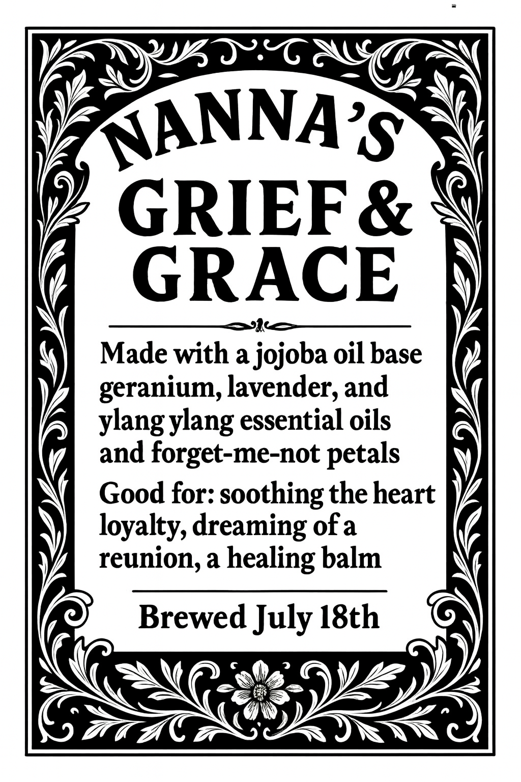 Nanna’s Grief & Grace — Bar Soap