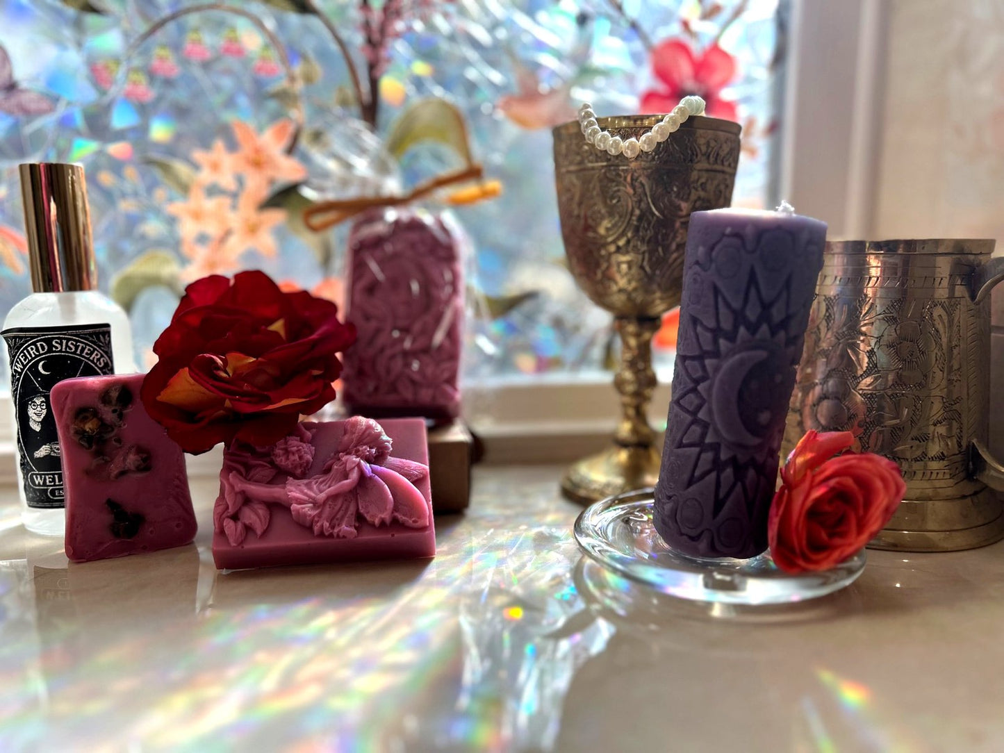 Sun & Moon Pillar Candle