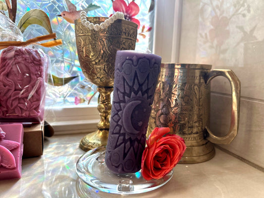 Sun & Moon Pillar Candle