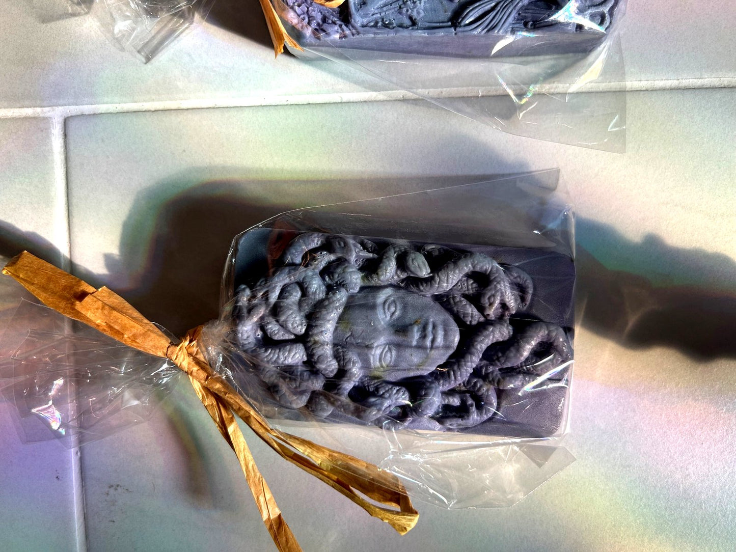 Soul Bloom — Sculpted Goat-Milk Soap (Cherry Blossom & Jasmine)