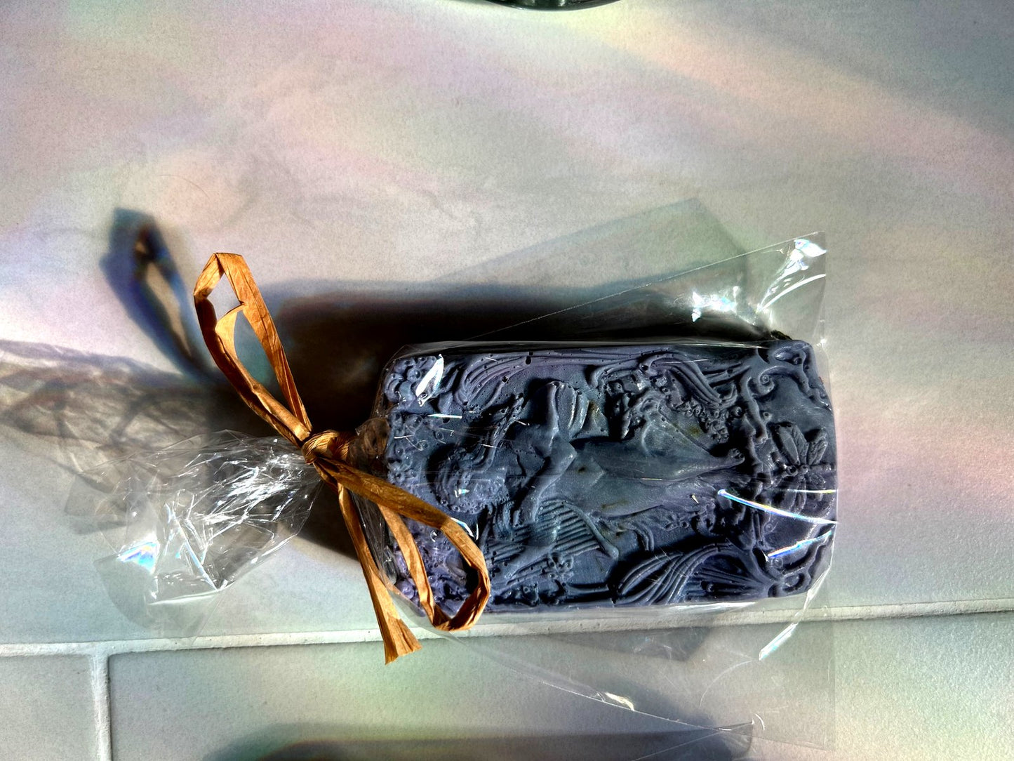 Soul Bloom — Sculpted Goat-Milk Soap (Cherry Blossom & Jasmine)