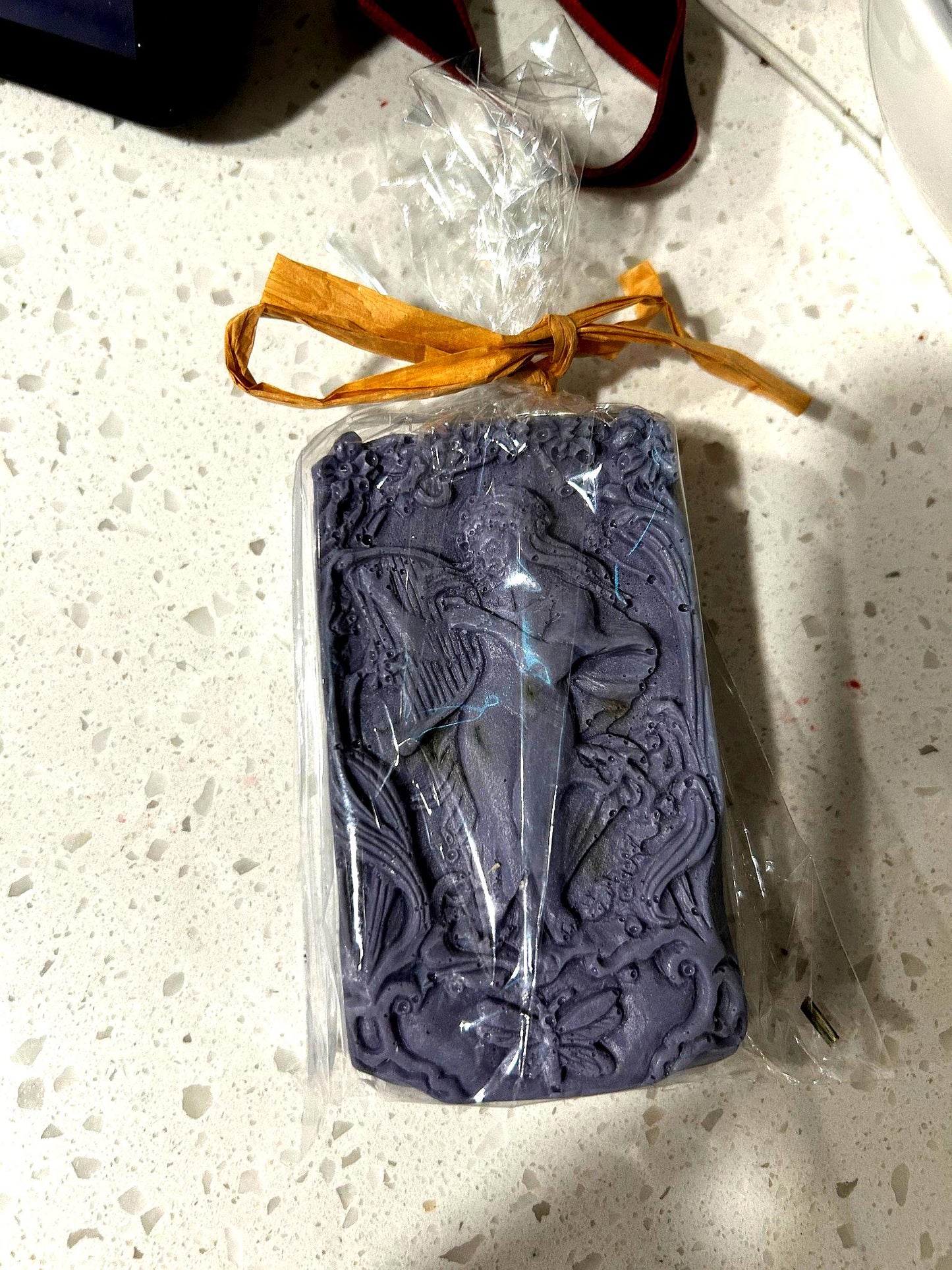 Soul Bloom — Sculpted Goat-Milk Soap (Cherry Blossom & Jasmine)
