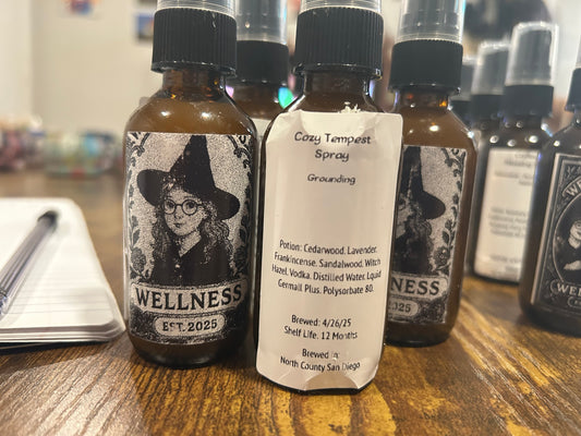 Cozy Tempest — Grounding Spell Spray