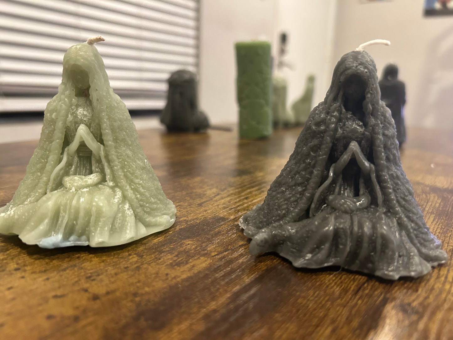 Seated Veiled Devotee (Prayer) Candle