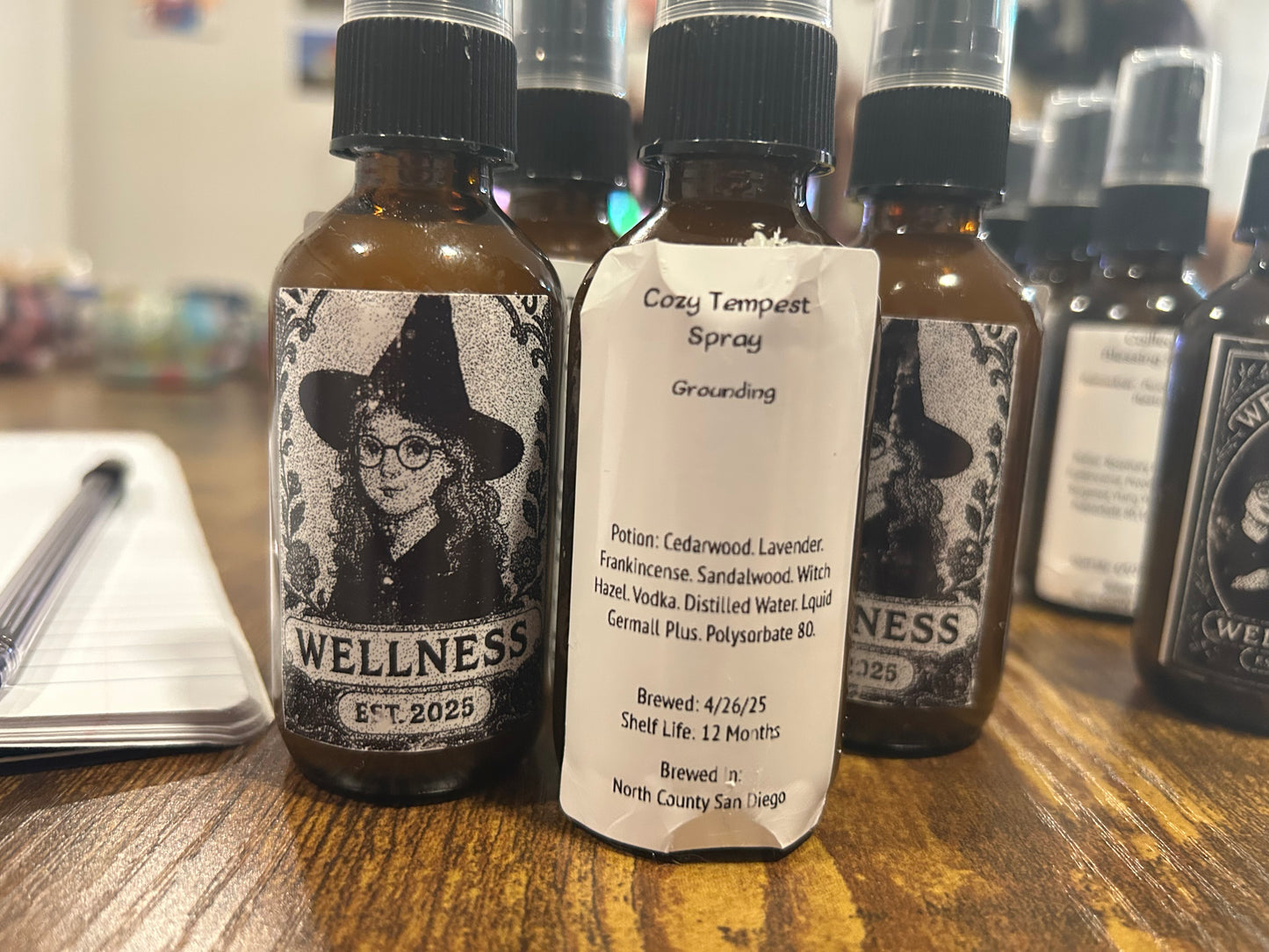 Cozy Tempest — Grounding Spell Spray